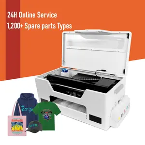 In Voorraad Uv 13 60Cm A4 T-Shirt Xp600 24 Inch Dtf Printer Drukmachine Epsonn L1800 Dtf Printer A3 13 Dtf Printer