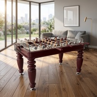 Table de baby-foot vintage rétro en bois massif, jeu de football de table classique pour la maison, le bar ou la salle de jeux