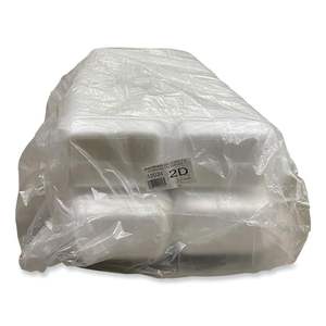 Barquettes à viande en plastique blanc 8,56 x 6,1 x 1,2 pouces 500/carton - Product Image 4