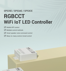 Sp53ae rgbcct fw1906 ws2805 iốt dẫn Điều khiển Wifi App Alexa Google nhà 5050 fcob BT <span class=keywords><strong>SPI</strong></span> địa chỉ dải ánh sáng DC 5-24V - Product Image 2
