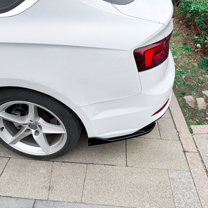 Audi A5 F5 Rear Bumper Corner Spoiler Carbon Fiber Texture Adhesive Decorative Stickers Universal Fitment - Product Image 3