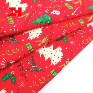 Groothandel kerst gebreide stof door de werf-Kahn Kerst Jersey Custom Gebreide Stof Door De Werf