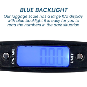 Báscula Digital para Equipaje de 50 kg, Báscula Digital Colgante para Viajeros, Báscula Portátil con Pantalla LCD - Product Image 5