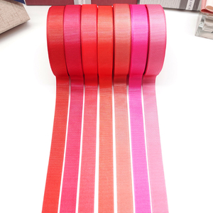 Poliéster 1,<span class=keywords><strong>25</strong></span> <span class=keywords><strong>pulgadas</strong></span> regalo embalaje tejer grogrén (ligamento tafetán cinta impresa logotipo - Product Image 1