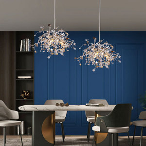 D40 Đèn Chùm Hiện Đại Đèn Chùm Cánh Hoa Đèn Chiếu Sáng Gia Đình Đèn Chùm Hoa Đèn Treo Đèn Trang Trí Cho Bàn Ăn Gia Đình - Product Image 4