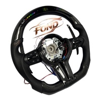 Volant sport en fibre de carbone personnalisé avec LED pour BMWE81 E82 E87 E88 F01 F02 F10 F20 F30 F32 F80 F82 E90 E91 E92 E93 E70 E71 E72
