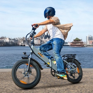 Bicicleta Eléctrica Plegable HillMiles Mile 2 en Stock en la UE, 250W, Batería de 13Ah, Neumáticos Todoterreno de 20x3.0, Bicicleta Eléctrica para Repartidores - Product Image 1
