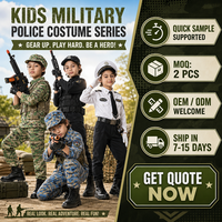 Ensemble de costumes pour enfants, 10 styles, forces spéciales tactiques, Halloween, journée des métiers, jeu de rôle, garçons, filles
