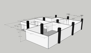8.81*6.845*3.2 m Trái Cây Rau + 10 ° C lạnh lưu trữ đóng băng Máy làm lạnh phòng đơn vị làm lạnh đi bộ trong mát thịt cá phòng lạnh - Product Image 3
