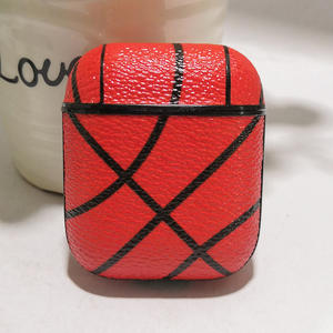 Étui en cuir PU de conception de basket-ball de football de haute qualité antichoc pour <span class=keywords><strong>Airpods</strong></span> Pro 2 3 - Product Image 2