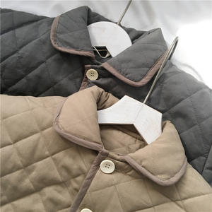 Veste matelassée à col rabattu pour garder au chaud pour garçon, manteau d'hiver en polaire, vente en gros - Product Image 6