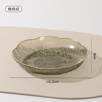 Kristallen fruitplateau luxe snoep schaal decoratieve dienblad thuis snack schaal ronde kristallen schaal woonkamer tafeldecoratie