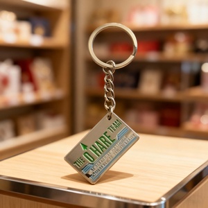 พวงกุญแจโลหะผสมสังกะสีเคลือบเงาคุณภาพสูงลายการ์ตูน กันน้ำ เป็นมิตรกับสิ่งแวดล้อม สำหรับของที่ระลึกสุดหรู พร้อมโลโก้สั่งทำได้ - Product Image 2