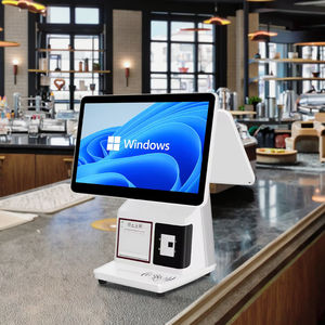 Venta al por mayor sistema POS fabricante de pantalla dual NFC pantalla táctil de escritorio todo en uno terminal de pago POS con impresora - Product Image 6