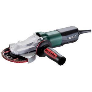 Meuleuse d'angle Metabo 125 mm à tête plate avec système de changement rapide pour la découpe et le meulage du métal - Product Image 1