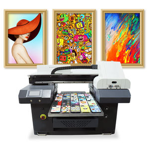 CJ Đa Mục Đích Bảng Đầu Nhỏ Máy In Uv Với Cmyk Trắng Mực Cho Vỏ Điện Thoại Di Động Gỗ Kim Loại Logo Nhựa In Ấn - Product Image 5