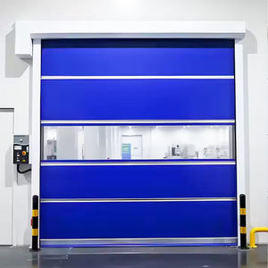 <span class=keywords><strong>Porte</strong></span> à enroulement industrielle en PVC haute vitesse sur mesure avec moteur servo et sécurité infrarouge pour la logistique <span class=keywords><strong>d</strong></span>'entrepôt - Product Image 6