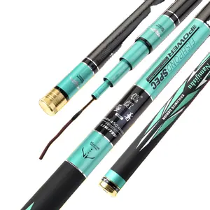 Canna da pesca in carbonio Taiwan canna da pesca Super leggera Super dura 8H grande materiale asta 19 toni Black Pit Flying Rod