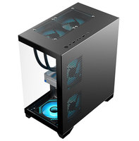 Boîtier PC Gaming Puissant Mid-Tower ATX, Supporte GPU 420mm & Refroidisseur CPU 165mm, 3x360mm Radiateur, USB 3.0 Type-C Frontal, 8 Ventilateurs DE