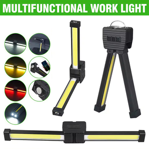 Lampada da Palestra Portatile per Posing, LED Magnetico Ricaricabile Pieghevole con Gancio, Lampada da Campeggio, Torcia LED Portatile, Luce da Lavoro - Product Image 1