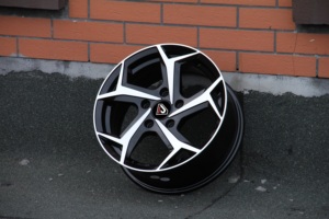 GPWLGZJ 687 Jantes en alliage d'aluminium noir de haute qualité 15/16 pouces 7j 5-100 stock en vrac de Chine pour <span class=keywords><strong>POLO</strong></span> <span class=keywords><strong>GTI</strong></span> - Product Image 3