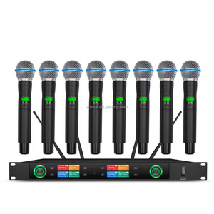 ไมโครโฟนไร้สาย Voxfull ConferX 800 ซีรีส์ 8 ช่องสัญญาณ พร้อมจอแสดงผลสี HD TFT ระบบ True Diversity XLR สำหรับการประชุมระดับมืออาชีพ - Product Image 2