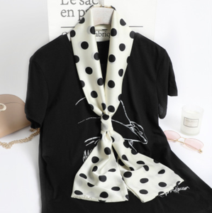 2023ホットセールレディースサテンシルクスカーフファッションイミテーションシルクネックスカーフ - Product Image 3