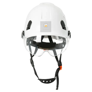 Caschi di Sicurezza Certificati CE EN 397 ANSI, Leggeri in ABS per Adulti, con Visiera, per Costruzioni, Arrampicata e Soccorso - Product Image 3