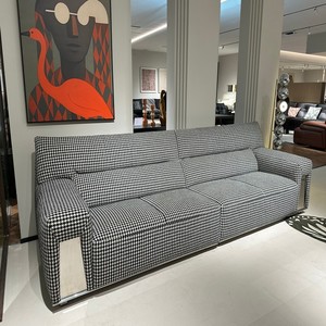 Canapé modulaire 4 <span class=keywords><strong>places</strong></span> en lin lavable, mobilier de salon moderne, prix d'usine, personnalisable - Product Image 4
