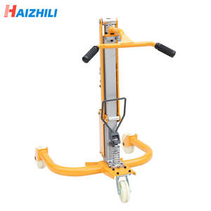 공장 직접 가격 수동 유압 드럼 리프터 350kg 오일 드럼 핸들러 배럴 캐리어 리프터 트롤리 트럭 - Product Image 3