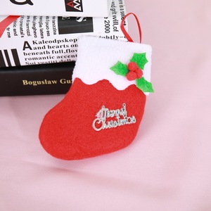 Fournitures de vacances Décoration Chausse <span class=keywords><strong>Petit</strong></span> Pendentif Ornements De <span class=keywords><strong>Sapin</strong></span> De Noël Petites Chaussettes - Product Image 5