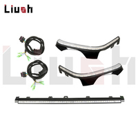 2016-2026 Jeep Wrangler JL Kit de mise à niveau de la calandre avant illimitée avec matériau ABS LED Marque Liush Garantie 1 an État neuf