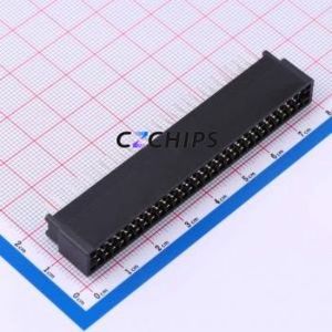 ED56BGFBK Gold Finger <b>Connector</b> Through hole Component (THT),P=2.54mm <b>Connector</b> EDGE SLOT 2.54mm 56P Through Hole - Product Image 1