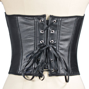 Charming PU Leather Waist Cincher with 13 Bones for Hourglass Shaping - Product Image 2