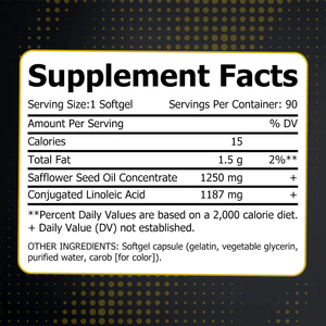 Hot Selling Active Conjugated Linoleic Acid Softgels Safflower Oil Support Healthy Lifestyle Metabolism Immune System Health - Product Image 2
