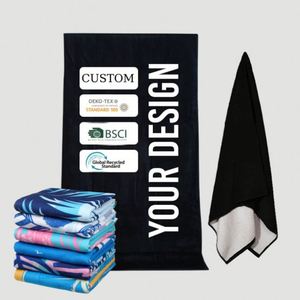 Free Design Custom <b>Microfiber</b> <b>Towel</b> With Logo Print Summer Large Rpet Terry Promotion Hotel Gym Sports Bath <b>Beach</b> <b>Towel</b> - Product Image 1