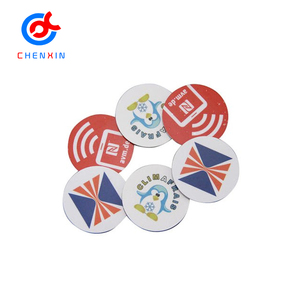 Tarjeta de moneda personalizada de PVC, <span class=keywords><strong>RFID</strong></span> reescribible, con diámetro de 30mm, NFC, para control de acceso - Product Image 6