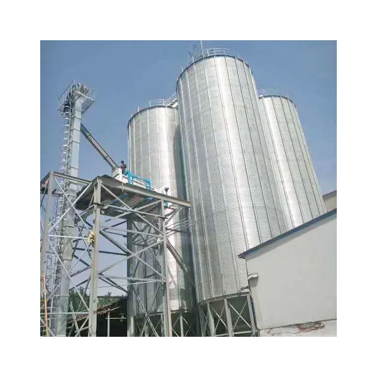 100ton 300ton 500ton 1000ton Silo Capacity Grain Storage Silo Corn Maize Steel Silo Price