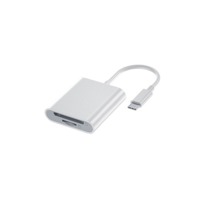 USB Type C Card Reader SD TF Micro SD Adapter Aluminum Memory Card Reader for Laptop Tablet Smartphone