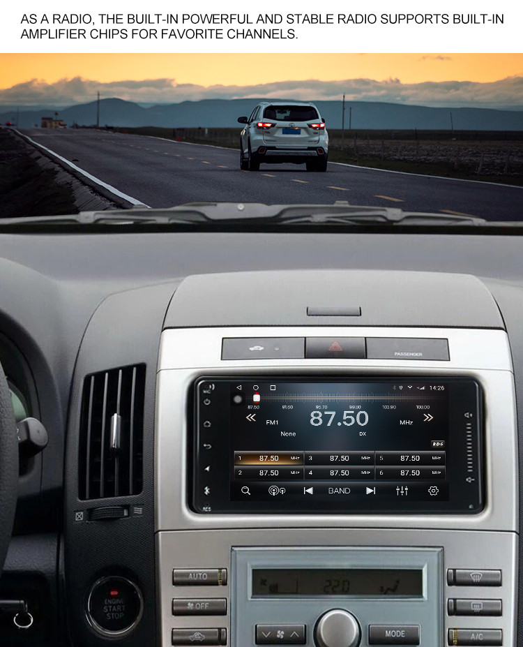 7 inch for Toyota Universal 2000-2020 Car DVD Player Android auto GPS Multimedia Radio