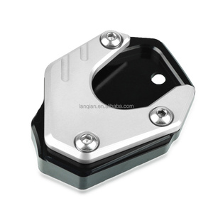 Soporte Lateral de Motocicleta Ampliado para Honda XRV750 <span class=keywords><strong>Africa</strong></span> <span class=keywords><strong>Twin</strong></span> SLR650 NX650 SL NX 650 Dominator, Extensión de Base XRV 750 <span class=keywords><strong>Africa</strong></span> <span class=keywords><strong>Twin</strong></span> - Product Image 1