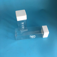 Bouteille à boisson carrée transparente en plastique PET de haute qualité avec surface givrée, avec bouchon et brosse pour jus et boissons