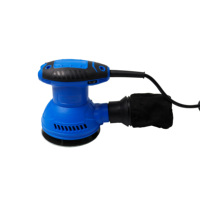 Lijadora Orbital Eléctrica de 350W, 125mm, 6 Velocidades Variables, Máquina de Pulir Madera con Bolsa de Polvo Autoaspirante