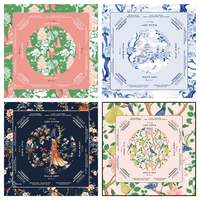 Série de tapis de mahjong de luxe moderne Glovion Chinoiserie Garden - Housse de table antidérapante haut de gamme pour le mahjong américain