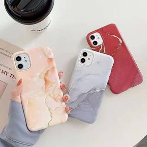 Funda de teléfono móvil personalizada para <span class=keywords><strong>Iphone</strong></span> <span class=keywords><strong>12</strong></span> pro max, Tpu, Imd, mármol, Dropshipping, proveedor de producción de China - Product Image 3