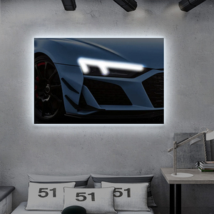 Kids Room Large Lighting Home Decoration <strong>Artwork</strong> Acrylic Printing Car Poster LED <strong>Illuminated</strong> Painting Modern Wall Art Decoration - Product Image 3