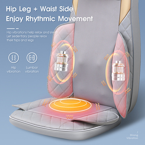 マッサージ背もたれ2025年アップグレードニーディングマッサージバックレスト,背中の痛みを軽減するためのヒートセラピー - Product Image 2