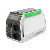 Station d'alimentation portable AC 600W, batterie LiFePO4, Power Bank 500Wh 700Wh, générateur solaire d'urgence pour le camping en plein air