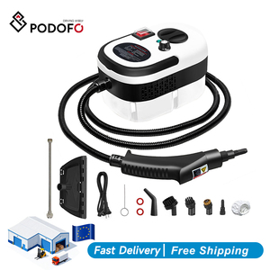 Podofo 2500W Handheld Steam Cleaner Clean 1.2L large water tank 6 Adjustable <b>Gears</b> For Kitchen Home Tools - Product Image 1