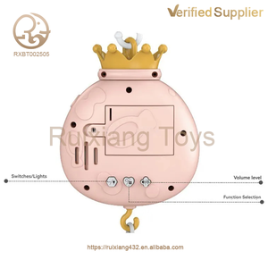 Nuevo Proyector <span class=keywords><strong>de</strong></span> Luz Nocturna Infantil con Diseño <span class=keywords><strong>de</strong></span> Cama, Juguete Musical Suave para <span class=keywords><strong>Cuna</strong></span> <span class=keywords><strong>de</strong></span> Bebé con Campana <span class=keywords><strong>de</strong></span> Plástico Resistente y Materiales <span class=keywords><strong>de</strong></span> Gamuza - Product Image 4